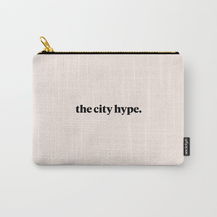 The City Hype Pink Carry-All Pouch | Graphic-design
