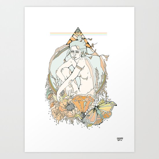 nom de plume Art Print