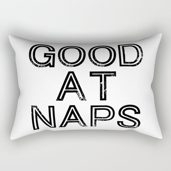 Good At Naps Rectangular Pillow