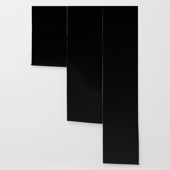 Dark Pitch Black Solid Color Wallpaper By Kirstiepaige Society6