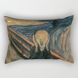 The Scream by Edvard Munch Rectangular Pillow