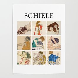 Schiele - Collage Poster