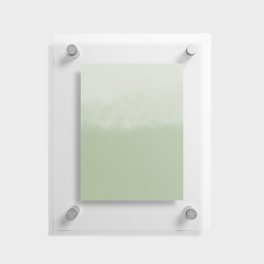 Green Watercolor Floating Acrylic Print