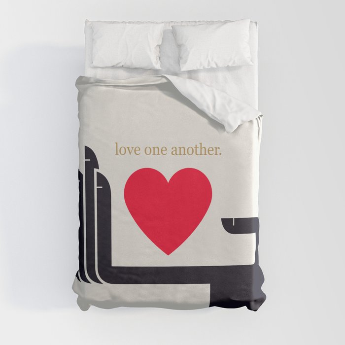 Love One Another Duvet Cover