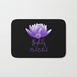 Lotus Flower Highly Meditated Relax Bath Mat