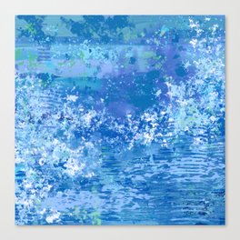 Blue Abstract, Ocean, Sky Canvas Print