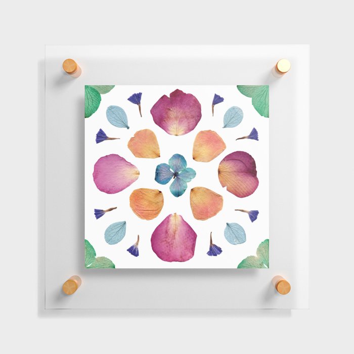 Color Symmetry Floating Acrylic Print