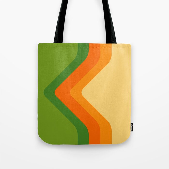 Shades of green and orange Tote Bag