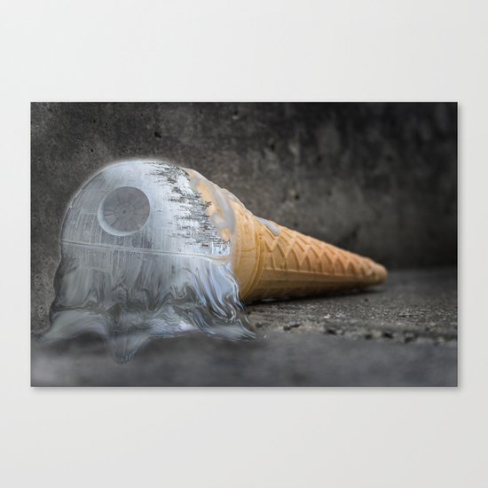 I dropped my death star :/ Canvas Print