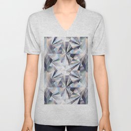 Diamond seamless background, vintage illustration V Neck T Shirt