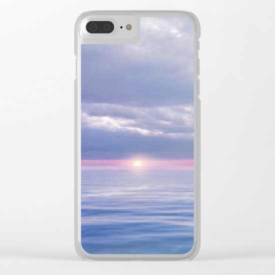 Pastel vibes 67 Clear iPhone Case