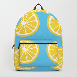 Blue Lemons Backpack