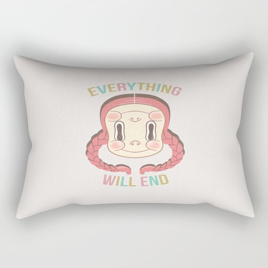The end Rectangular Pillow