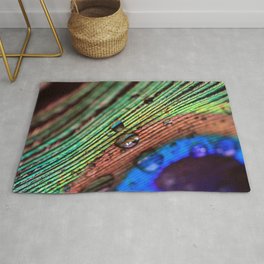 peacock feather Rug