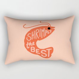 Shrimply the Best Rectangular Pillow