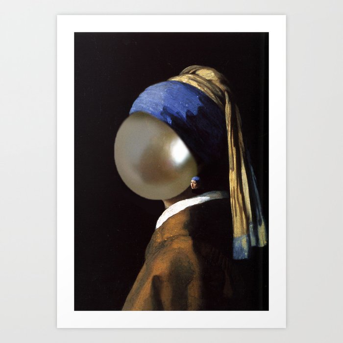 Pearl with a Girl Earring Art Print