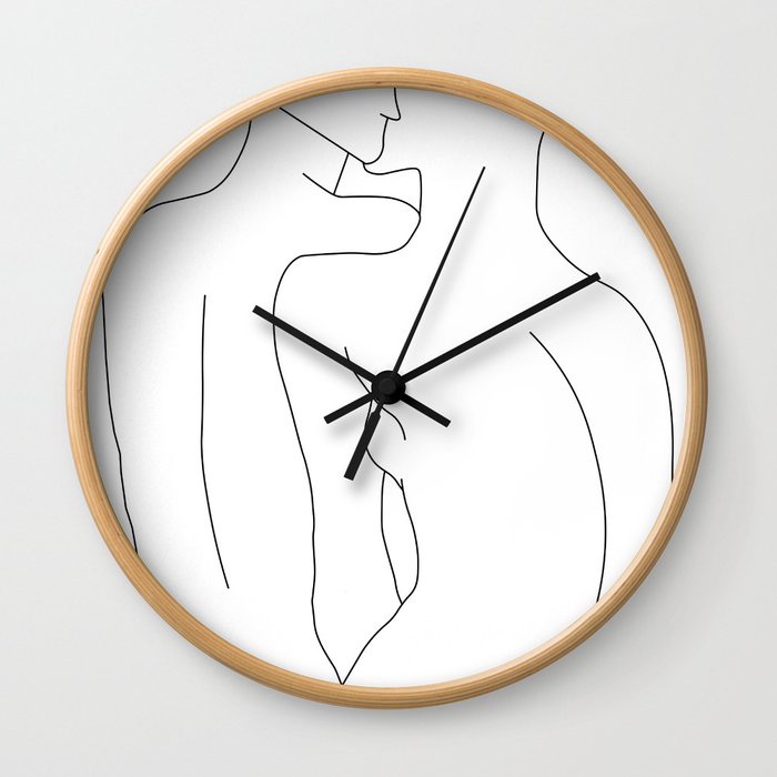 'A love like Ours' -  Line Drawing Wall Clock