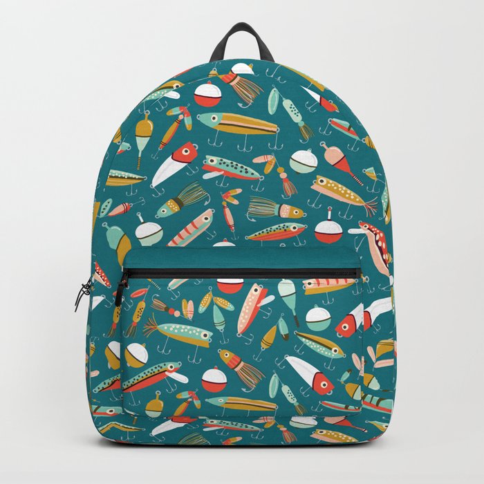 Fishing Lures Blue Rucksack Fishing Lures Blue Rucksack