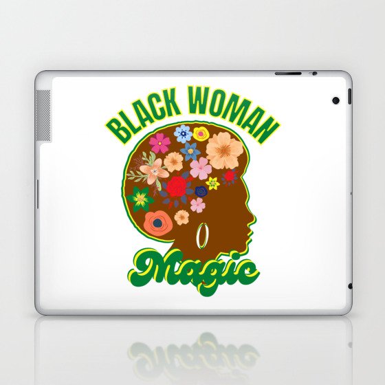 Black woman art Laptop & iPad Skin