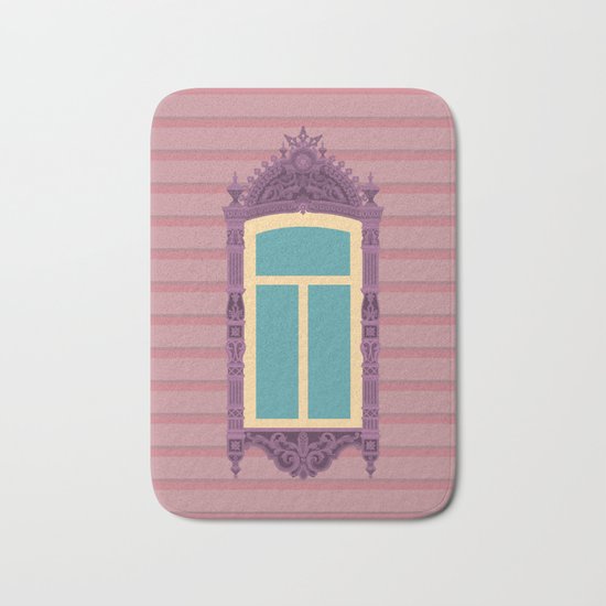 Lilac Window Bath Mat