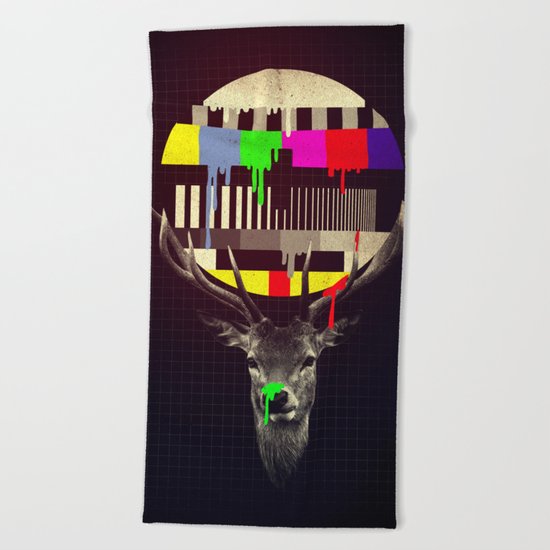 No signal Beach Towel