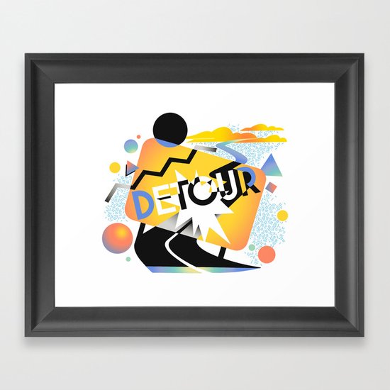 Detour Framed Art Print