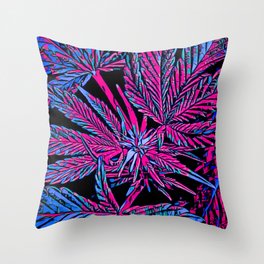 Cannabis Jewels 2 Throw Pillow