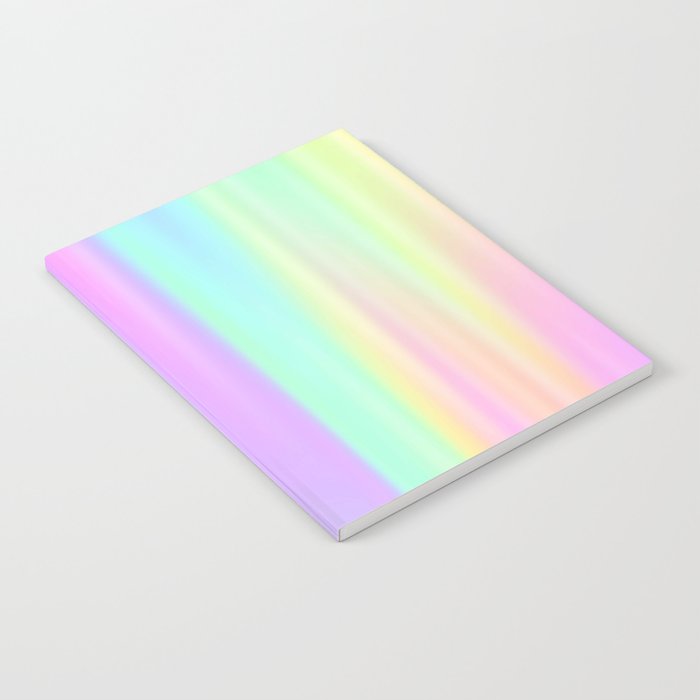  Kawaii Cute Colorful Abstract Ombre Notebook