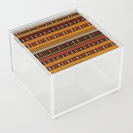 Stiped african background Acrylic Box
