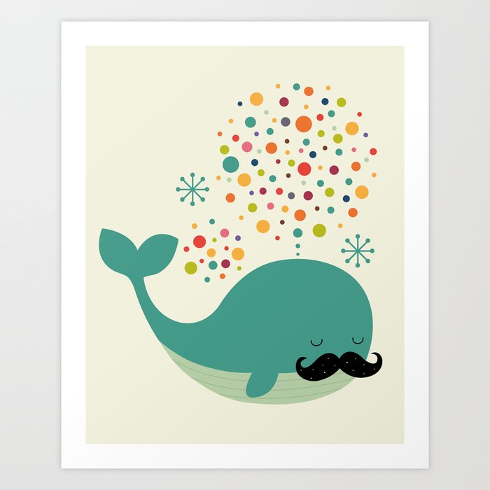Discover the motif FIREWHALE by Andy Westface  as a print at TOPPOSTER