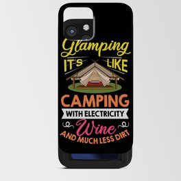 Glamping Tent Camping RV Glamper Ideas iPhone Card Case