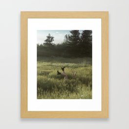 Falling Out of It Framed Art Print