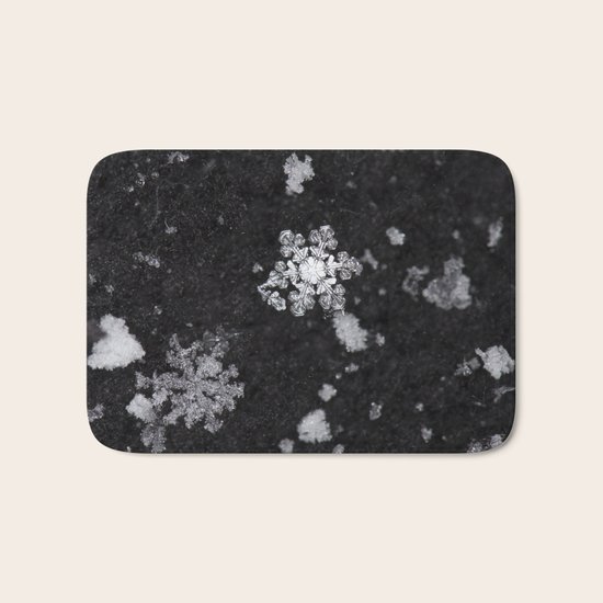 Snowflakes Bath Mat