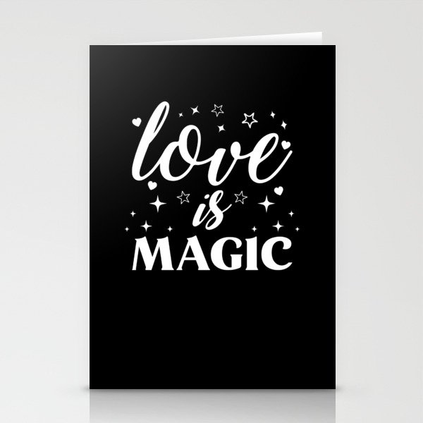 Love is Magic Stationery Cards