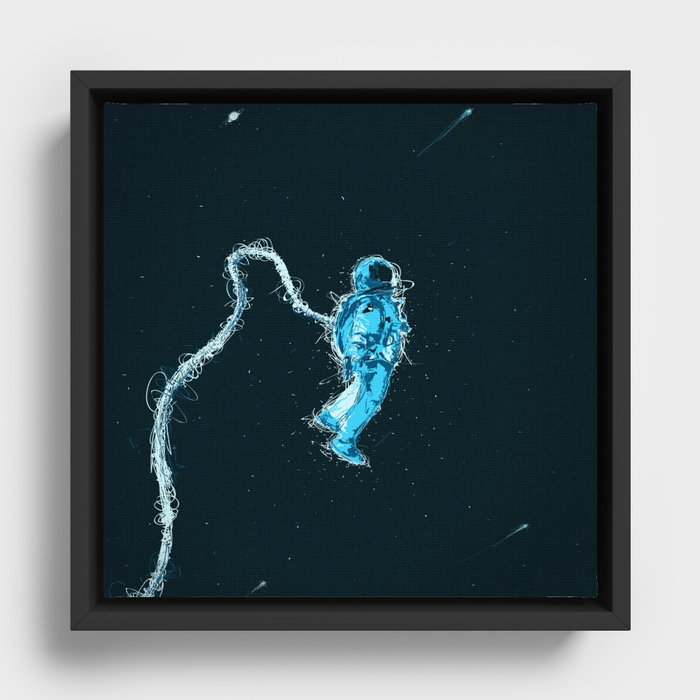 Astronaut Framed Canvas