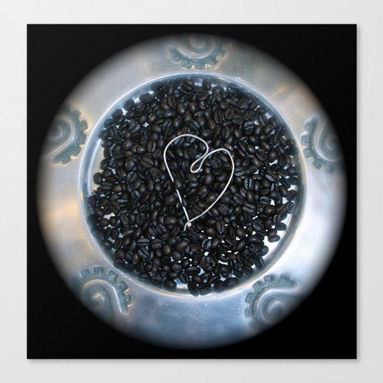 Valentine's Coffee Canvas Print