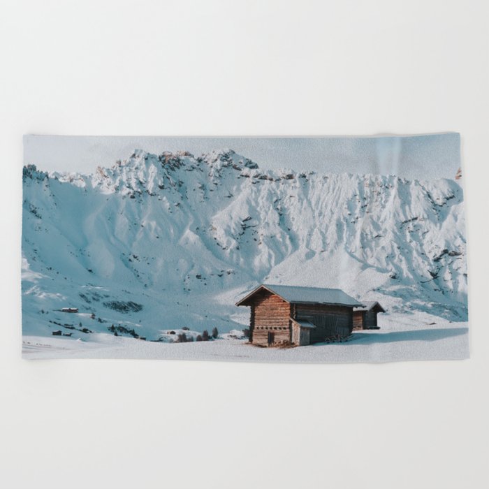 Hello Winter Landscape And Nature Photography Beach Towel