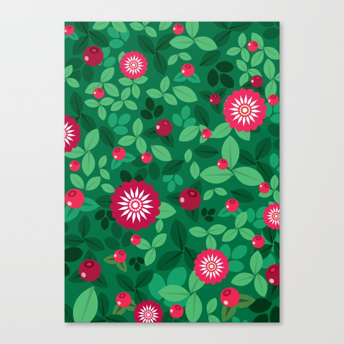 Lingonberries Canvas Print