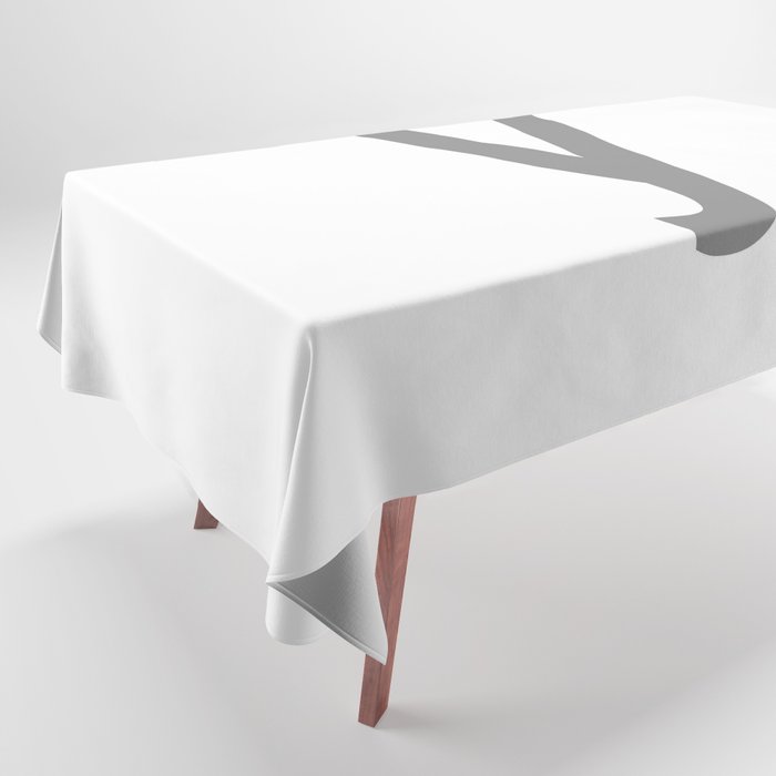 LETTER y (GREY-WHITE) Tablecloth