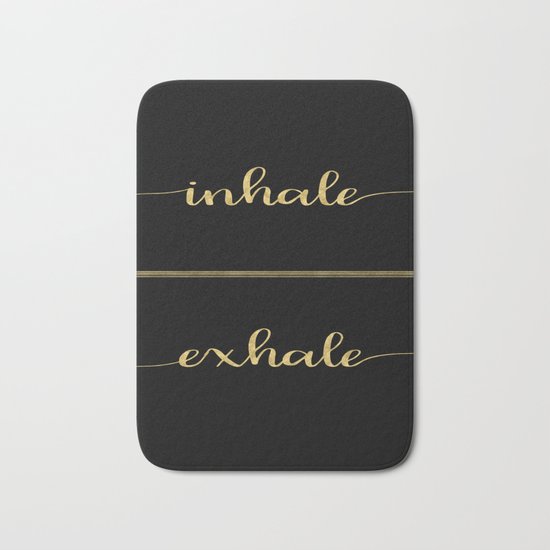 Inhale Greatness Bath Mat