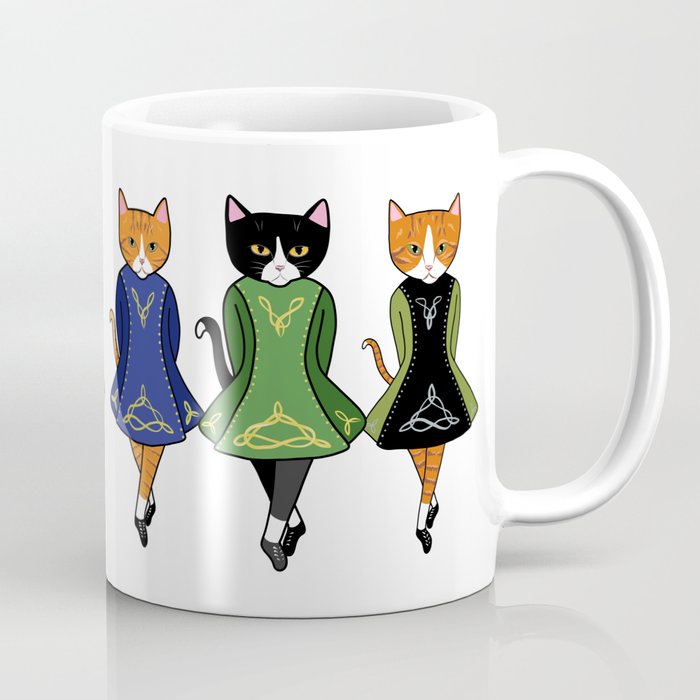 Irish Step Dancing Cats 5 Coffee Mug