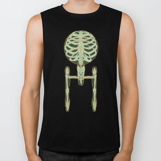 Spaceship Skeletal Survey: The Enterprise Biker Tank
