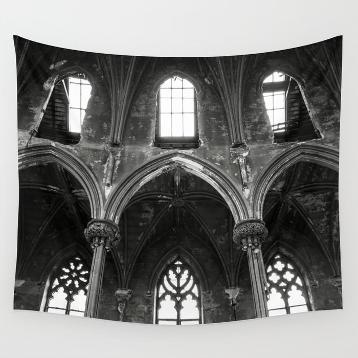 Gothic Architecture Wall Tapestry