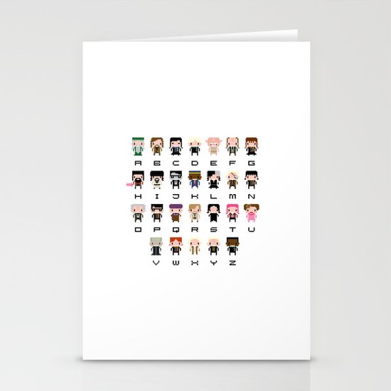 Harry Potter Alphabet Stationery Cards