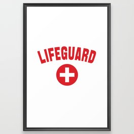 Lifeguard Framed Art Print