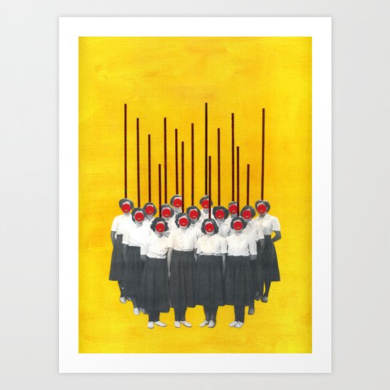 White shoes Art Print