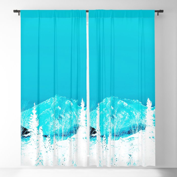 Turquoise Alaska - Pop Art I Blackout Curtain