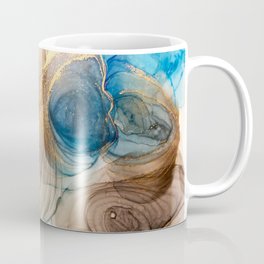 Alcohol Ink Abstract. Bleached Mineral Vintage. Bright Alcohol Ink Texture. Abstract Lines Painting. Waves Marbled. Colorful Oil Water Abstract. Marbled Paper Background. Coffee Mug | White, Background, Retro, Canvas, Flower, Homedecor, Modern, Colorful, Marble, Alcohol 