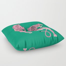 The Chase: Pink Tiger Edition Floor Pillow