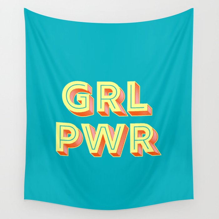 GRL PWR no2 Wall Tapestry